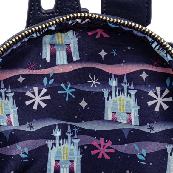 Loungefly Disney Cinderella Castle Series Mini Backpack and Wallet main image 7